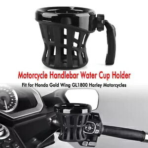 オートバイカップホルダードリンクメッシュバスケットマウント付きホンダゴールドウィング GL1800 BLK Motorcycle Cup Holder Drink W/ Mesh Basket Mount For Honda Gold Wing GL1800 BLK