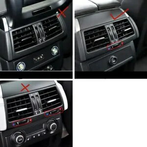 BMW X5 E70 X6 E71 2007-2013 2012 リアセンターコンソール A/C ラジエーターグリルキット- For BMW X5 E70 X6 E71 2007-2013 2012 Rear Center Console A/C Radiator Grille Kit-