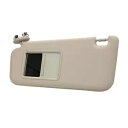 2006-2013 2007 トヨタ RAV4 車フロント左サンバイザー日焼け止めベージュ- For 2006-2013 2007 Toyota RAV4 car front left sun visor sunscreen beige-
