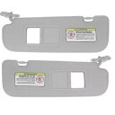 ヒュンダイエラントラ 2011-2015 車のフロント右 + 左サンバイザー日焼け止め- For Hyundai Elantra 2011-2015 car front right + left sun visor sun protection-