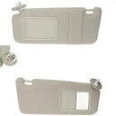 トヨタ 2009-2016 ヴェンザ車左 + 右サンバイザー日焼け止めベージュ- For Toyota 2009-2016 Venza car left + right sun visor sun protection beige-
