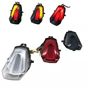 スズキ GSX-R 1000/R 2017-2023 用統合テールライト インジケーター ライト ブラック- Integrated taillight indicator light for Suzuki GSX-R 1000/R 2017-2023 black-