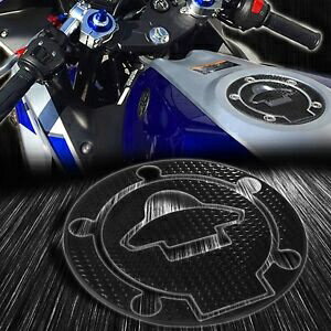 ガソリンタンク 燃料キャップ カバー ガードパッド 14-23 ヤマハ YZF R3/16+ MT-03 穴あきブラック Gas Tank Fuel Cap Cover Guard Pad 14-23 Yamaha YZF R3/16+ MT-03 Perforated Black
