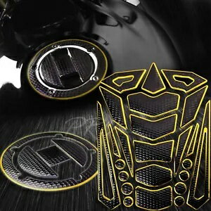 24PC クロームゴールド + 穴あきブラックタンクパッド + 燃料キャップカバー 04-23 GSXR-600/750/1000 24PC Chrome Gold+Perforate Black Tank Pad+Fuel Cap Cover 04-23 GSXR-600/750/1000