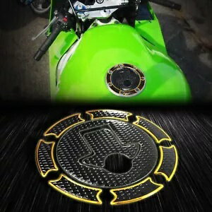 ガソリンタンク 燃料キャップ カバー ガードパッド Ninja 500R/500/ZX6R/ZX7R-11R クロームゴールド+ブラック Gas Tank Fuel Cap Cover Guard Pad Ninja 500R/500/ZX6R/ZX7R-11R Chrome Gold+Black