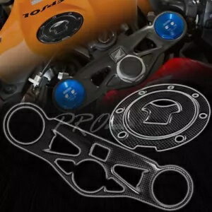 ハンドルヨーク トリプルツリーカバー+ガスキャッププロテクター 08-16 ホンダ CBR1000RR カーボン用 Handle Yoke Triple Tree Cover+Gas Cap Protector for 08-16 Honda CBR1000RR Carbon