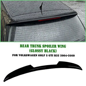 1x リアスポイラーリップルーフウィング VW ゴルフ 5 R32 MK5 GTI 2004-2009 05 グロスブラック 1x Rear Spoiler Lip Roof Wing For VW Golf 5 R32 MK5 GTI 2004-2009 05 Gloss Black