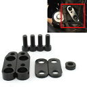オートバイハンドルバークランプライザーキットホンダゴールドウィング GL1800 2001-17 ブラック sng Motorcycle Handlebar Clamp Riser Kit For Honda Goldwing GL1800 2001-17 Black sng(2)