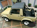 1986-1994 スズキ サムライ ブリーフ ビキニ ビミニ トップ ブラック デニム 1986-1994 Suzuki Samurai Brief Bikini Bimini Top in Black Denim
