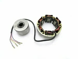 5x 12V 4 線式オルタネーター & ローター ロイヤル エンフィールド ブレットに適合 5x 12V 4 Wire Alternator & Rotor Fit For Royal Enfield Bulletのサムネイル