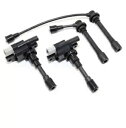 イグニッションコイルリードセット スズキ SJ413 G13BB MPFI JB416 ジムニー 1.3 M13A Vitara 1.6 Ignition Co...