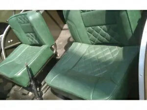 軍用ジープ フォード ウィリス MB GPW 1941-48-グリーン用の完全なシートクッションセット COMPLETE SE..