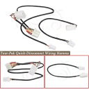 ハーレーツアーパックエレクトラグライド96-13 FLHTK/CU用クイックディスコネクトワイヤーハーネス Quick Disconnect Wiring Harness For Harley Tour Pak Electra Glide 96-13 FLHTK/CU
