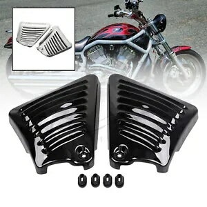 ルーバーエアボックスフレームネックサイドインテークカバーハーレー V ロッド VRSCA VRSCAW VRSCD Louvered Airbox Frame Neck Side Intake Cover For Harley V-Rod VRSCA VRSCAW VRSCD