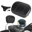 シーシーバー バックレスト パッド & ブラケット ハーレー ツーリング 97-23 ロードキング FLHR CVO に適合 Sissy Bar Backrest Pad & Bracket Fit For Harley Touring 97-23 Road King FLHR CVO