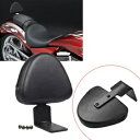 モーターブラックレザーリアバックレストシーシーバーカウルビクトリーキングピン8ボールツアー用 Motor Black Leather Rear Backrest Sissy Bar Cowl For Victory Kingpin 8 Ball Tour