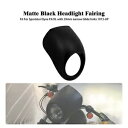 フロントヘッドライトフェアリングマスクマットブラックブラケットキットハーレースポーツスターに適合 Front Headlight Fairing Mask Matte Black Bracket Kit Fits For Harley Sportster