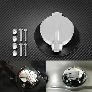 クローム燃料タンクガスキャップカバー BMW R nine T スクランブラーピュア G/S 2014-2020 に適合 Chrome Fuel Tank Gas Cap Cover Fit For BMW R nine T Scrambler Pure G/S 2014-2020