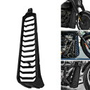 ブラックフロントあご下部フェアリングボトムスポイラーカバー ハーレーソフテイル 2018-2023用 Black Front Chin Lower Fairing Bottom Spoiler Cover For Harley Softail 2018-2023