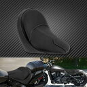 ブラック フロント ドライバー ソロ シート ピリオン パッド インディアン スカウト 60 2015-2020 に適合 Black Front Driver ...