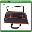 ユニバーサル車のバックレスト弾性ネット黒 + 赤ラインポケット収納オーガナイザー For Universal Car Backrest Elastic Net Black+Red Line Pocket Storage Organizer