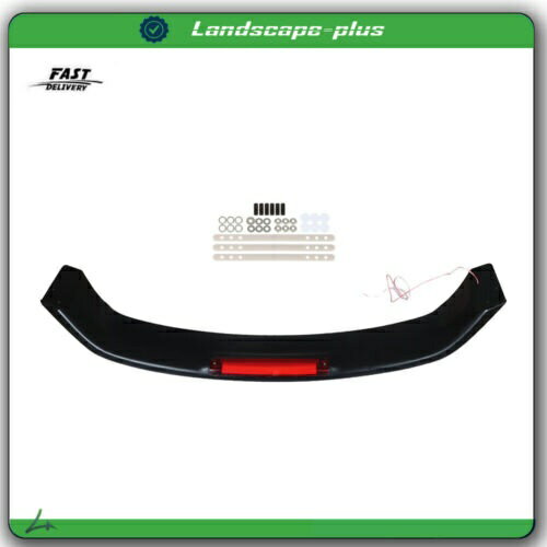 ブラック トランク スポイラー ウィング LED ブレーキ ライト付き 2012-2015 ホンダ シビック マットに適合 Black Trunk Spoiler Wing W/Led Brake Light Fit For 2012-2015 Honda Civic Matte