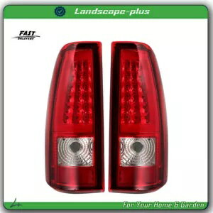 LED 左 + 右テールライトランプシボレーシルバラード 1500 2500 3500 2003-2006 LED Left+Right Tail Lights Lamps For Chevy Silverado 1500 2500 3500 2003-2006