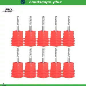 10 個直径 4 フルート 1-1/2 インチ全長超硬スクエアエンドミル 1/8 インチ新品 10 PCS Diameter 4 Flu..