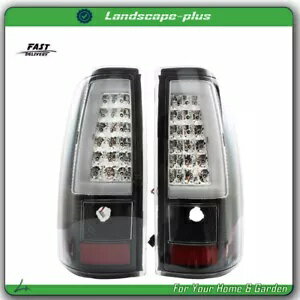 左 + 右 LED クリアテールライトランプシボレーシルバラード 1500 2500 2003-2006 Left+Right LED Clear Tail Light Lamps For Chevy Silverado 1500 2500 2003-2006