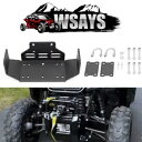 ホンダパイオニア 500 520 WSAYS スチールフロントバンパーウインチプレートマウントブラケットに適合 Fits Honda Pioneer 500 5...