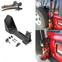 リアハイリフトジャックマウントホルダーテールゲートブラケット 2007-2018 ジープラングラー JK Rear Hi-Lift Jack Mount Holder Tailgate Bracket For 2007-2018 Jeep Wrangler JK
