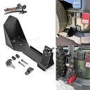 07-18 ジープラングラー JK ハイリフト ジャック キャリア ホルダー マウント テールゲート ブラケット -W に適合 Fit 07-18 Jeep Wrangler JK Hi-Lift Jack Carrier Holder Mount Tailgate Bracket -W