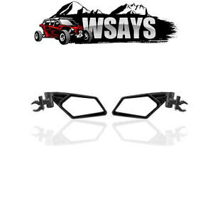 WSAYS アップグレードされた UTV レーシングサイドリアミラー 2016+ ヤマハ YXZ1000R ロールケージ用 WSAYS Upgraded UTV Racing Side Rear Mirrors For 2016+ Yamaha YXZ1000R roll cage