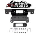 WSAYS 高耐久ウインチ取付プレート 2017-2024 Kawasaki Mule SX KAF400 4x4用 WSAYS Heavy-Duty Winc...