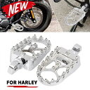CNC オスマウントスタイルフットペグ クローム ハーレーダイナ FXDF スポーツスター XL883 1200用 CNC Male Mount-Style Foot pegs Chrome For Harley Dyna FXDF Sportster XL883 1200(2)