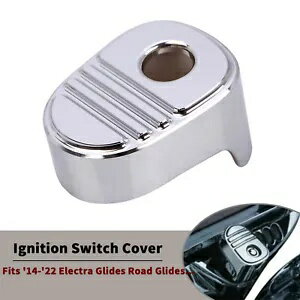 クローム CNC トライライン点火スイッチカバー ハーレーツーリングバガー FLH 14-22 US用 Chrome CNC T..