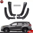 2014-2019 トヨタ ハイランダー マッドガード キット フラップ スプラッシュ ガード フェンダー 4 個セット For 2014-2019 Toyota Highlander Mudguard Kit Flaps Splash Guard Fender Set of 4