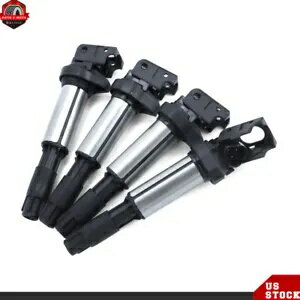 4 個点火コイル BMW E46 E53 E60 E83 E90 323i 325i 525i M3 Z4 X5 2.5/3.0L 4PCS Ignition Coils For ..