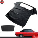 1986 1987-1993 BMW 3 シリーズ E30 用黒いプラスチックウィンドウコンバーチブルソフトトップ Black Plastic Window Convertible Soft Top For 1986 1987-1993 BMW 3-Series E30
