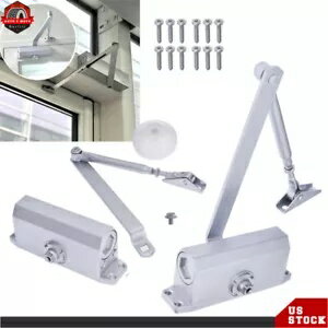 2 個アルミドアクローザー 2 つの独立したバルブ制御スイープ 25-45KG 2PCS Aluminum Door Closer Two ..