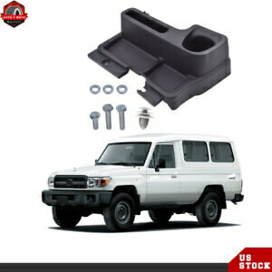 トヨタランドクルーザー LC70 71 LC7 黒収納トレイインサートセンターコンソールボックス For Toyota L..