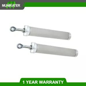 シルバー 2x コンバーチブルトップ油圧シリンダー クライスラー セブリング 1996 -2006 に適合 Silver ..