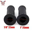 22 ミリメートル 7/8 "ラバーゲルオートバイハンドルバーハンドグリップスズキホンダユニバーサル 22mm 7/8" Rubber Gel Motorcycle Handlebar Hand Grip FOR Suzuki Honda Universal