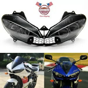 R6 ヘッドライトフロントライトランプアセンブリクリアヤマハ YZF R6 2003-2005 04 R6S R6 Headlight Front Light Lamp Assembly Clear For Yamaha YZF R6 2003-2005 04 R6S
