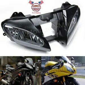 YZF R6 フロントヘッドライトクリアヘッドランプアセンブリヤマハ YZFR6 2006 2007 06 US YZF R6 Front Headlight Clear Head Lamp Assembly For Yamaha YZFR6 2006 2007 06 US