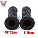 バイク用ラバージェルハンドグリップ 7/8インチハンドルバーホンダCBRヤマハカワサキ用 MOTORCYCLE RUBBER GEL HAND GRIPS FOR 7/8" HANDLEBAR HONDA CBR YAMAHA KAWASAKI