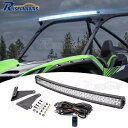 フロントガラス上 42 インチ LED ライトバーマウントワイヤーは、20-24 Kawasaki Teryx KRX 1000 に適合します。 Over Wi...