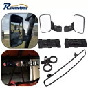 リアビュー中央サイドミラー + ロールバーハンドルグラブホンダパイオニア 1000 700 Rear View Central Side Mirrors +Roll Bar Handle Grabs For Honda Pioneer 1000 700(2)