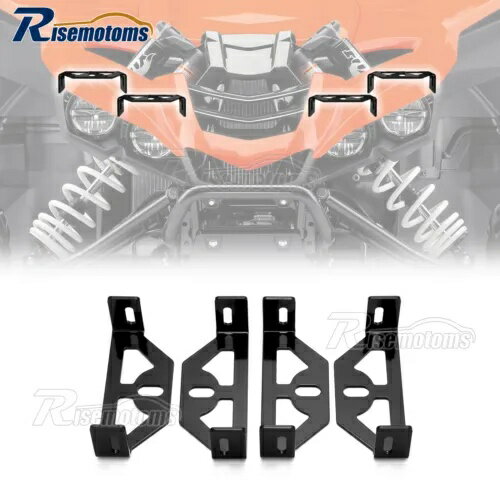 ヤマハ YXZ1000R フロント LED ヘッドライトアセンブリマウントブラケットワイヤーキット 2015-24 に適合 Fit Yamaha YXZ1000R Front LED Headlight Assembly Mount Brackets Wire Kit 2015-24