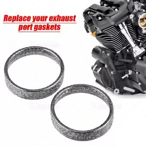 排気ガスケット ハーレービッグツインソフテイルダイナツーリングスポーツスターXL 1984-2024用 Exhaust Gaskets For Harley Big Twin Softail Dyna Touring Sportster XL 1984-2024